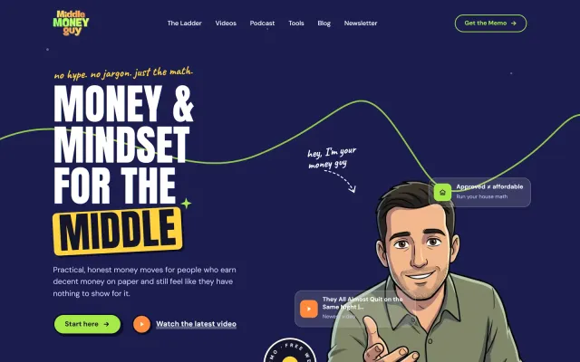 Middle Money Guy website